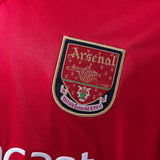 Arsenal Jersey 2001-02 Home Retro Football Kit Long Sleeves