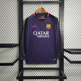 Barcelona Jersey Away kit 16/17 Retro Long Sleeves Football Team Soccer shirt - PalmSportss
