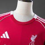 Liverpool Jersey 25/26 Home Football Kit Long Sleeves