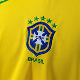 Brazil Jersey 2004 Home Retro Football Kit Long Sleeves