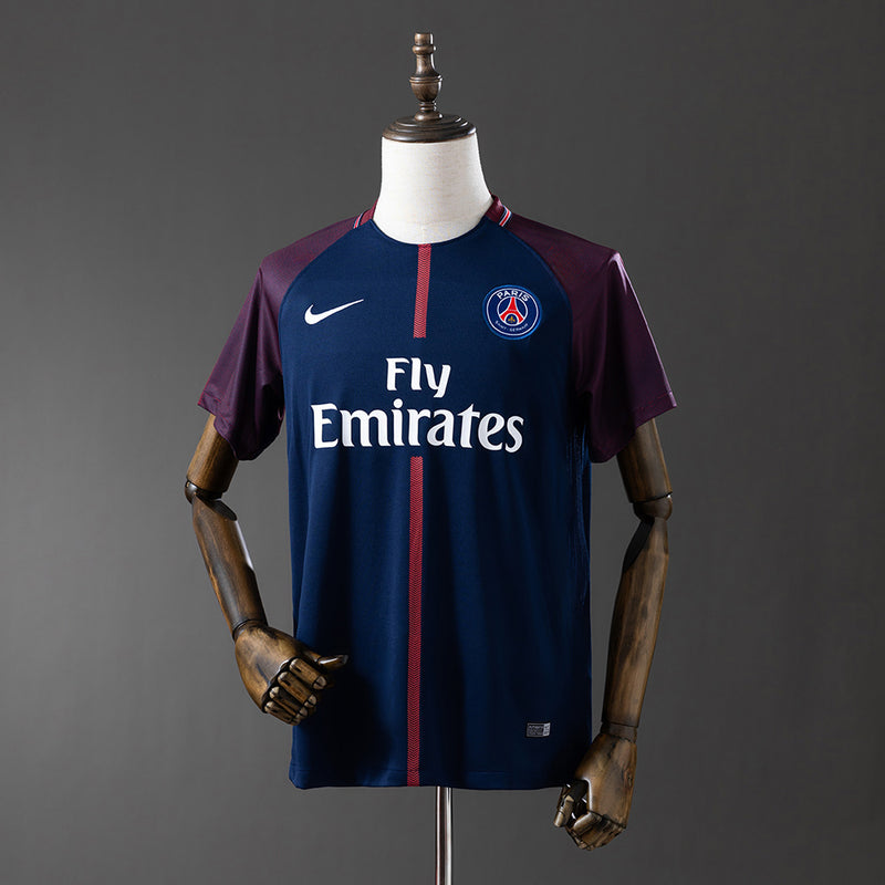 PSG Jersey 2017-18 Home Retro Football Kit
