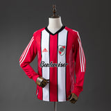 River Plate Jersey 2003-04 Home Retro Football Kit Long Sleeves