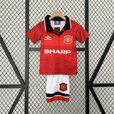 Retro Kids Man United Home Jersey 94/96