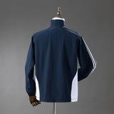 Real Madrid Windbreaker 2025-26 Navy Blue & White Football Soccer Jacket