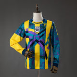 England Goalkeeper Jersey 1995 Long Sleeves Retro Kit Soccer Shirt PalmSportss