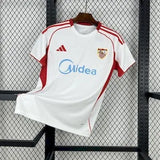 Sevilla Jersey 25/26 Home Football Kit Soccer Jersey - PalmSportss