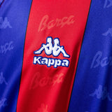 Barcelona Jersey 1996-97 Retro Home Football Kit Long Sleeves