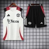 Man United Vest Set Training Tracksuits 25/26 Football Kit Soccer Jersey