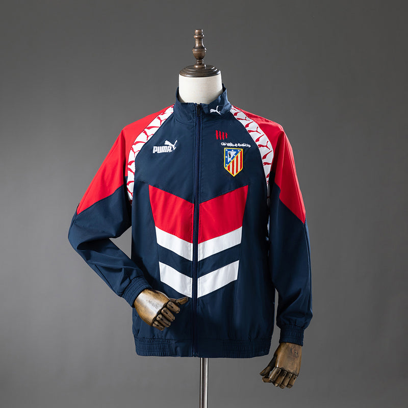 Atletico Madrid Windbreaker 1996-98 Football Soccer Jacket