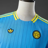 Colombia Terrace Icons T-Shirt Blue 2026 World Cup Football Kit Soccer Jersey PalmSportss