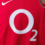 Arsenal Jersey 2002-04 Home Retro Football Kit
