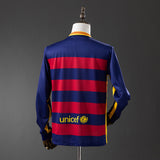 Barcelona Jersey 2015-16 Home Retro Kit Long Sleeves