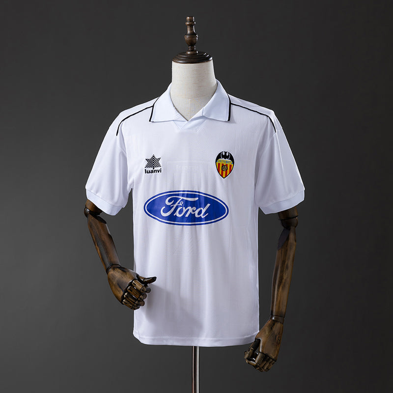 Valencia Jersey 1996-97 Home Retro Football Kit