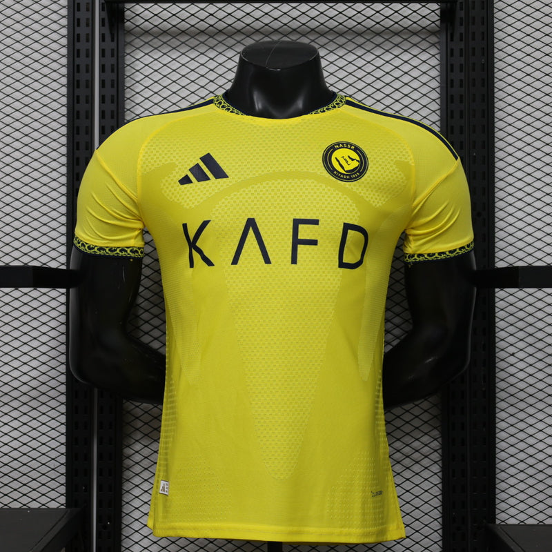 Player Version Al-Nassr Riyadh Home Jersey 2026-2027 Ronaldo Football Kit Soccer Shirt