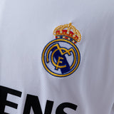 Real Madrid Jersey 2005/06 Home Retro Football Kit Long Sleeves
