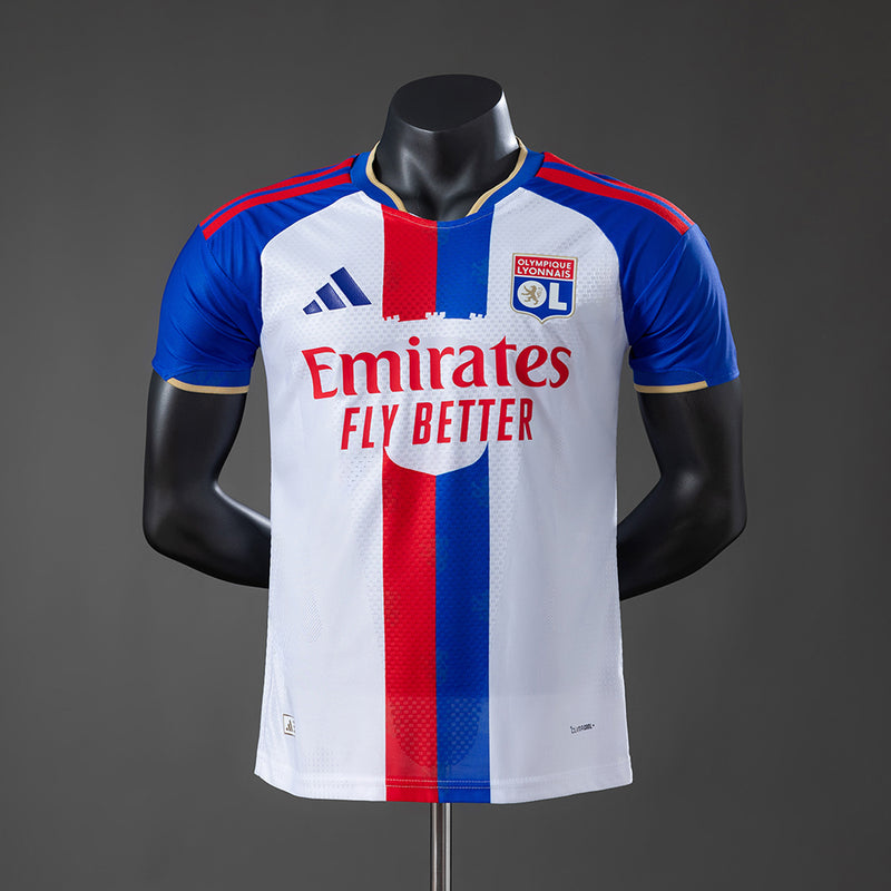 Player Version Olympique Lyonnais Home Jersey 2026-2027 Football Kit Soccer Shirt
