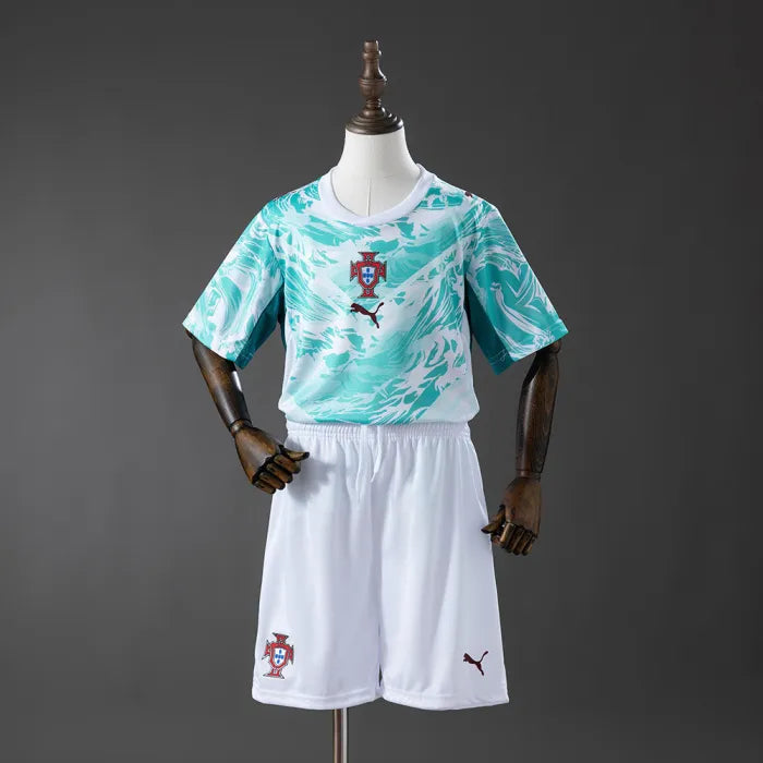 Kids Portugal Away Jersey 2026 World Cup Football Kit Soccer Jersey
