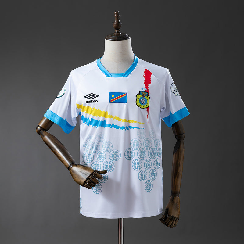 Congo Jersey 2026 World Cup White Blue Football Kit
