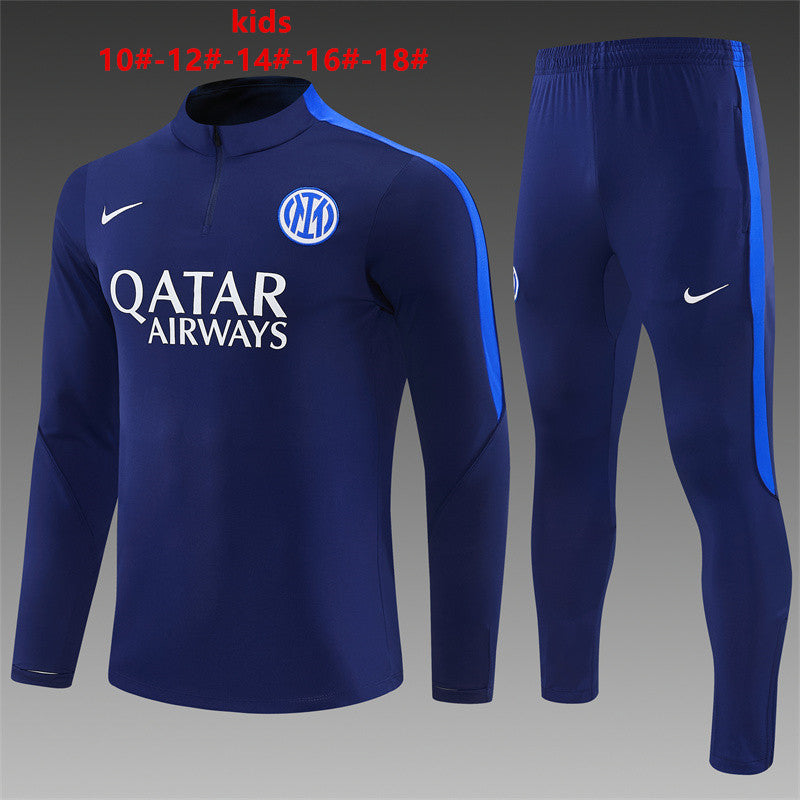 Kids Inter Milan Training Tracksuits 2026-2027 Football Kit Soccer Jersey