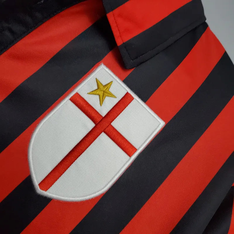 AC Milan Retro Jersey 1999/2000 Home Football Jersey Soccer Shirt