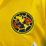 Retro Club America Jersey 2013-14 Home Yellow Football Kit Soccer Jersey