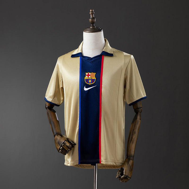 Barcelona Jersey 2001-02 Away Retro Football Kit