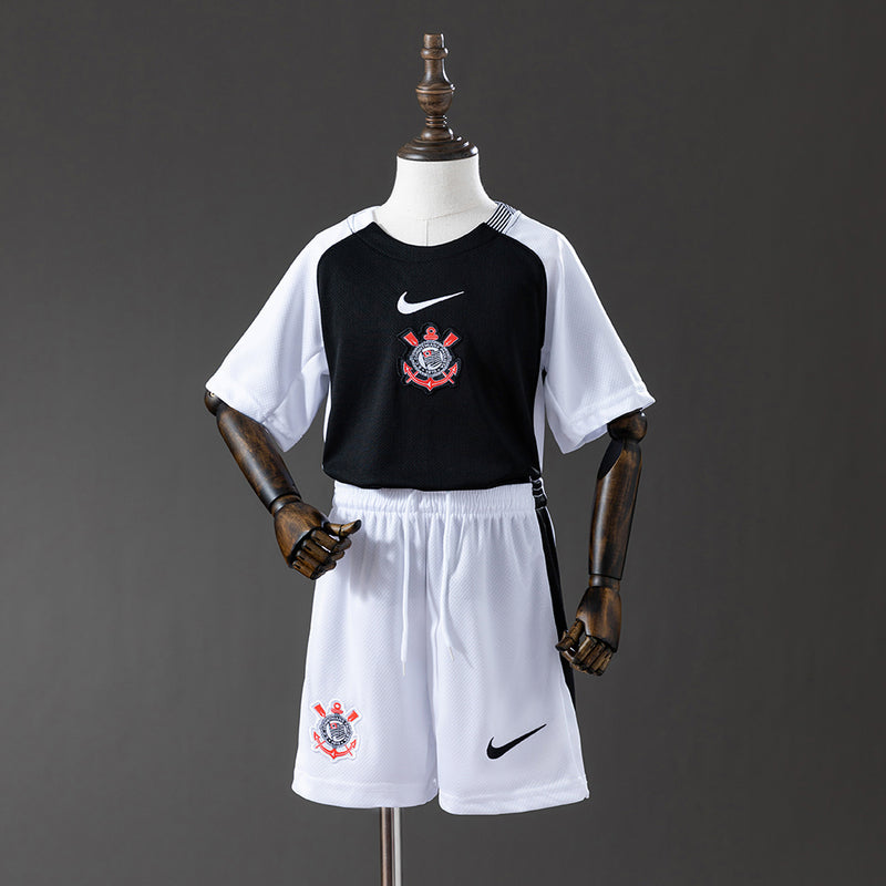 Kids Corinthians Jersey 25/26 Away Football Kit