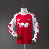 Arsenal Jersey 25/26 Home Football Kit Long Sleeves