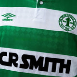 Celtic Jersey 1987-89 Home Retro Kit Long Sleeves