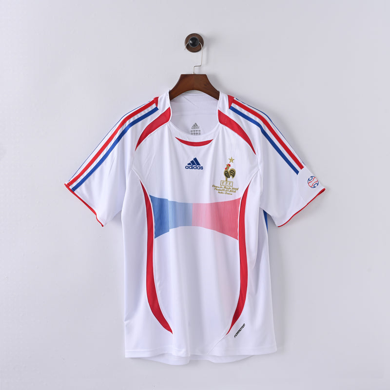 Retro France Jersey 2006 Away Football Kit Soccer Jersey