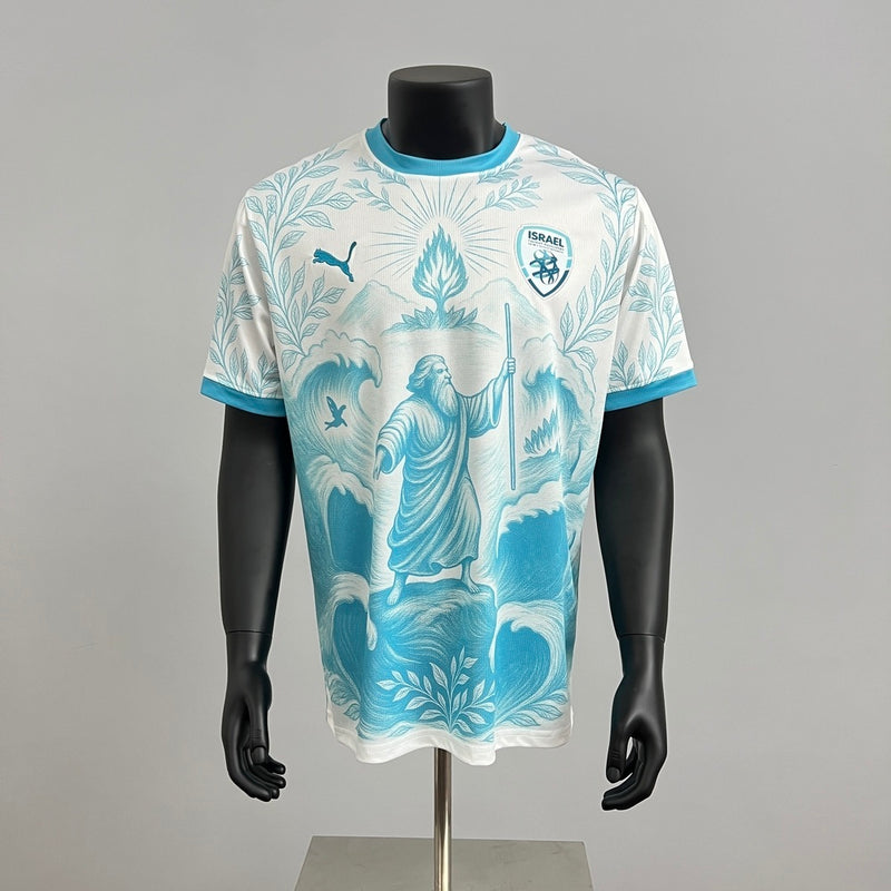 Fans Version Israel Jersey 2025 White Football Kit Soccer Jersey
