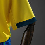 Kids Brazil Home Jersey 2026 World Cup Football Kit Soccer Shirt PalmSportss