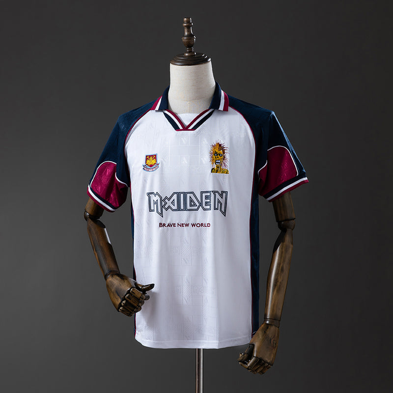 West Ham United Jersey 1999 Away Retro Football Kit