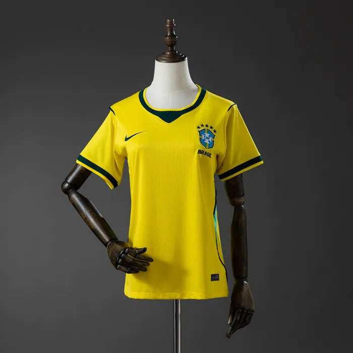 Women Brazil Home Jersey 2026 World Cup Football Kit Soccer Shirt