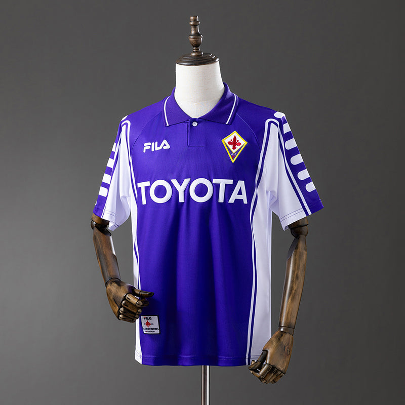 Fiorentina Jersey 1999-00 Home Retro Football Kit