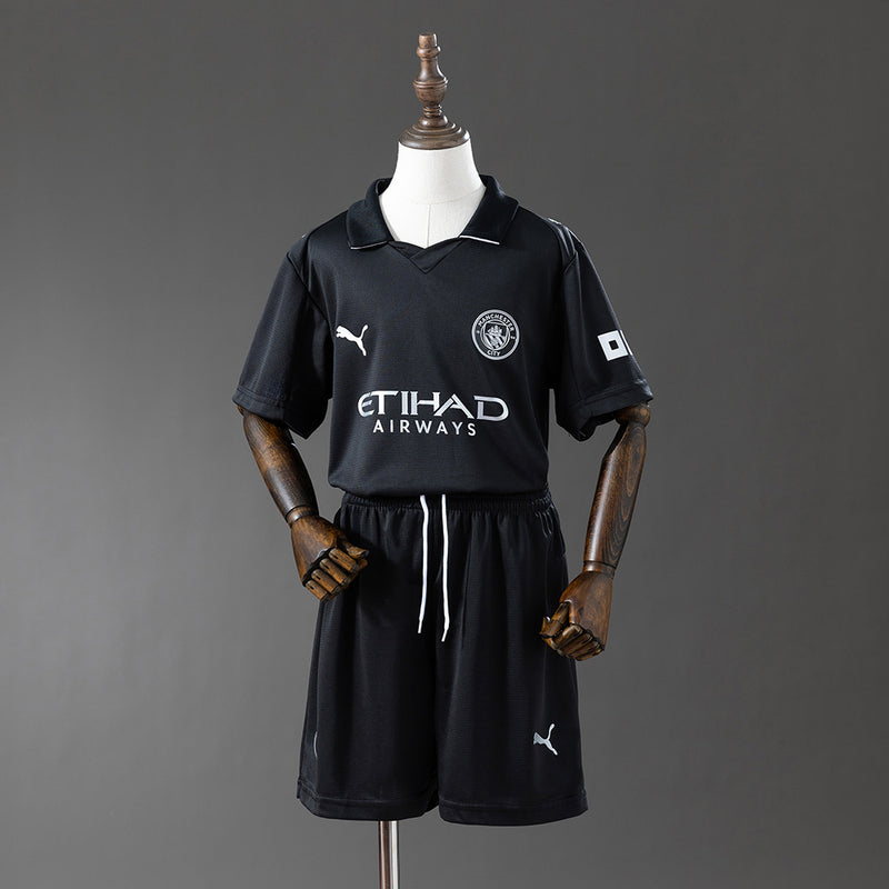 Kids Manchester City Jersey 25/26 Away Football Kit