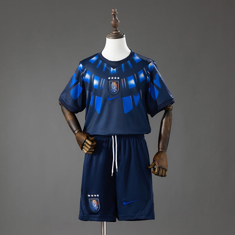 Kids Uruguay Away Jersey 2026 World Cup Football Kit Soccer Shirt