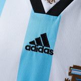 Argentina Jersey 1998 Home Retro Football Kit Long Sleeves