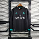Retro Real Madrid Away Kit 17/18 Long Sleeves football Jersey - PalmSportss