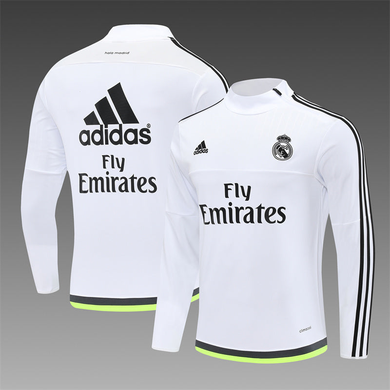 Retro Real Madrid Training Tracksuits 2015-16 Football Kit Soccer Jersey