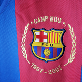 Barcelona Retro Jersey 2007/08 Home Football Jersey Soccer Shirt