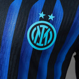 Player Version Inter Milan Jersey 25/26 Home Long Sleeves Football Kit