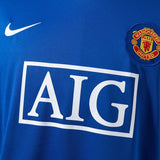 Man United Jersey 2008-09 Third Retro Kit Long Sleeves