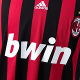 AC Milan Jersey 2009/10 Home Retro Football Kit