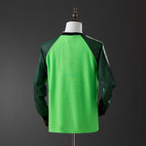 Man United Jersey 1998-99 Goalkeeper Green Retro Kit Long Sleeves
