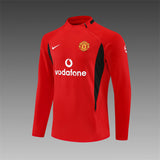 Retro Man United Training Tracksuits 2002-03 Football Kit Soccer Jersey