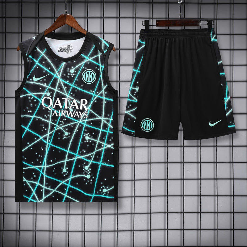 Inter Milan Vest Set Training Tracksuits 25/26 Football Kit Soccer Jersey