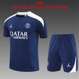Kids PSG Training Tracksuits 25/26 Football Kit Soccer Jersey