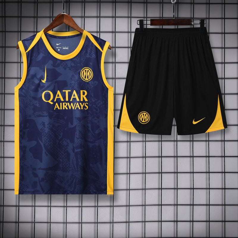 Inter Milan Vest Set Training Tracksuits 25/26 Football Kit Soccer Jersey