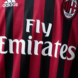 AC Milan Jersey 2016/17 Home Retro Football Kit